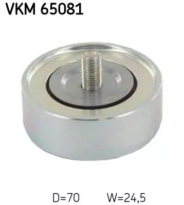 Ombuigings-/geleidingspoelie, V-geribbelde riem SKF VKM 65081)