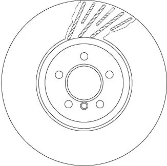 Remschijf TRW DF6613S)