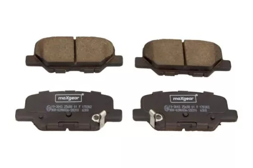 Remblokkenset, schijfrem MAXGEAR 19-3043)
