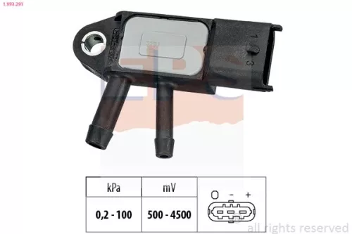 Air Pressure Sensor, altitude adaption EPS 1.993.291)