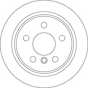 Remschijf TRW DF6795)