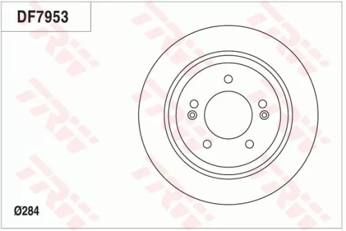 Remschijf TRW DF7953)
