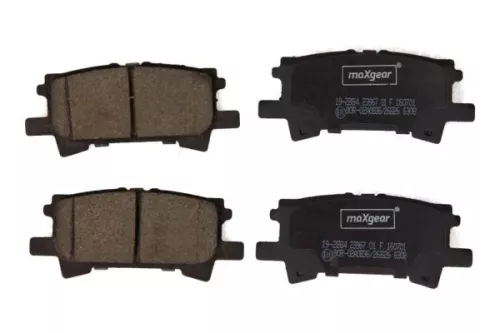 Remblokkenset, schijfrem MAXGEAR 19-2884)