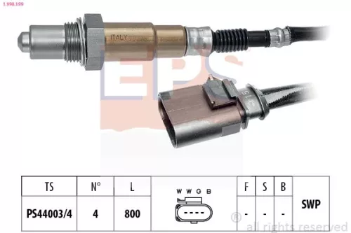Oxygen Sensor EPS 1.998.199)