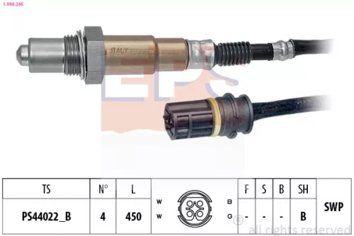 Oxygen Sensor EPS 1.998.285)