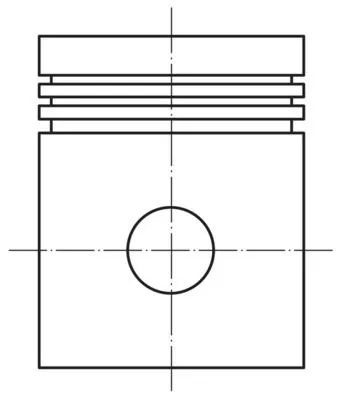 Zuiger MAHLE 012 21 00)