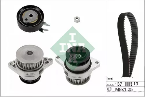 Water Pump & Timing Belt Kit Schaeffler INA 530 0167 30)