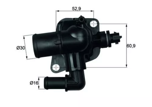 Thermostaat, koelvloeistof MAHLE TI 150 88)