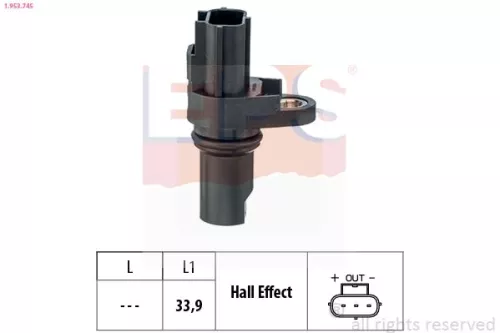 Sensor, motortoerental EPS 1.953.745)