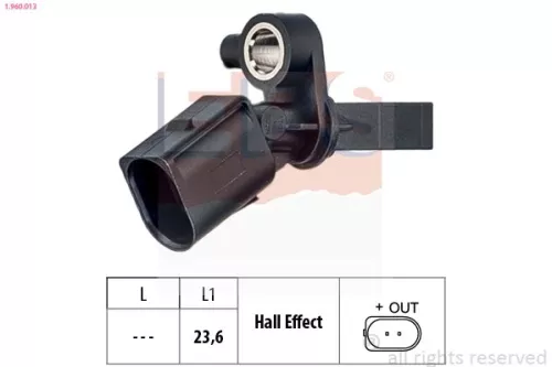 Sensor, wielsnelheid EPS 1.960.013)