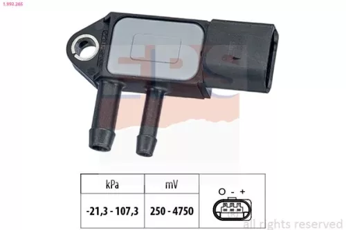 Luchtdruksensor, hoogteaanpassing EPS 1.993.265)