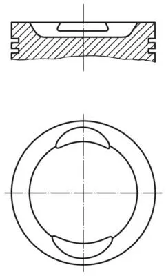 Zuiger MAHLE 009 41 00)