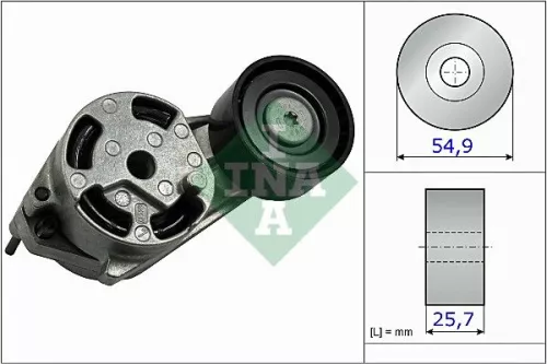 Riemspanner, V-geribbelde riem Schaeffler INA 534 0516 10)