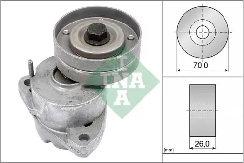 Riemspanner, V-geribbelde riem Schaeffler INA 534 0118 20)
