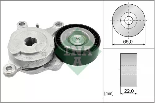 Riemspanner, V-geribbelde riem Schaeffler INA 534 0575 10)