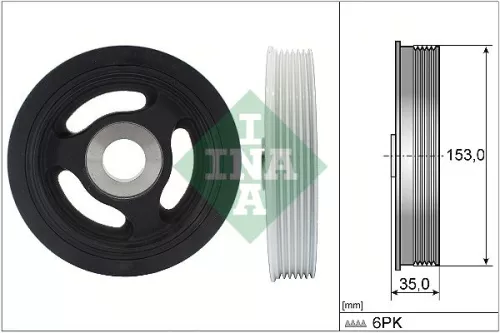 Riempoelie, krukas Schaeffler INA 544 0104 10)