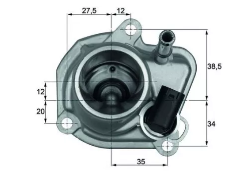 Thermostaat, koelvloeistof MAHLE TI 29 87)
