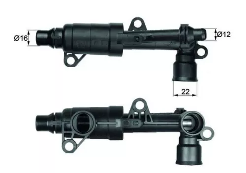 Thermostaat, oliekoeling MAHLE TO 11 86)