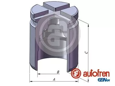 Zuiger, remklauw AUTOFREN SEINSA D025529)