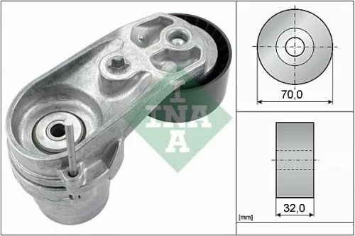 Riemspanner, V-geribbelde riem Schaeffler INA 534 0433 10)