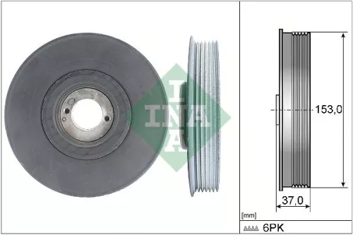 Riempoelie, krukas Schaeffler INA 544 0039 10)