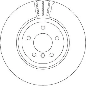 Remschijf TRW DF6624S)