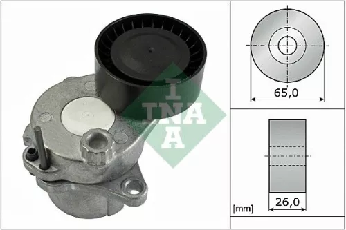 Riemspanner, V-geribbelde riem Schaeffler INA 534 0443 10)
