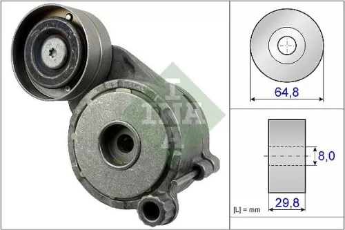 Riemspanner, V-geribbelde riem Schaeffler INA 534 0506 10)