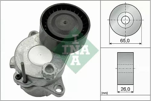 Riemspanner, V-geribbelde riem Schaeffler INA 534 0592 10)
