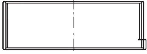 Drijfstanglagerset MAHLE 011 PS 21045 000)