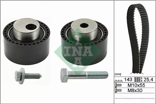 Timing Belt Kit Schaeffler INA 530 0368 10)