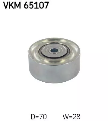Ombuigings-/geleidingspoelie, V-geribbelde riem SKF VKM 65107)