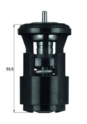 Thermostaat, koelvloeistof MAHLE TX 41 87D)