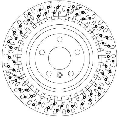 Remschijf TRW DF6835S)