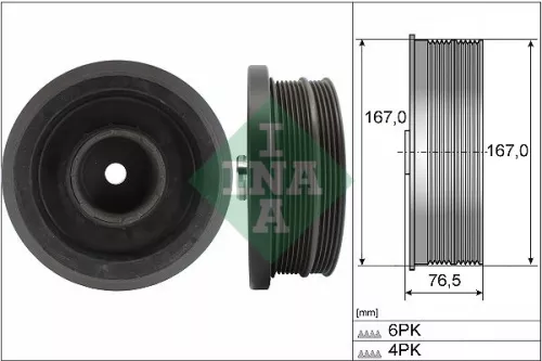 Riempoelie, krukas Schaeffler INA 544 0082 10)