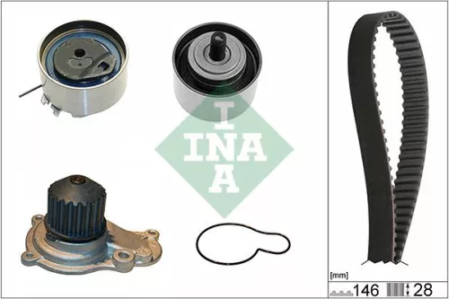 Waterpomp- en distributieriemset Schaeffler INA 530 0641 30)