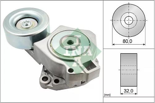 Riemspanner, V-geribbelde riem Schaeffler INA 534 0468 10)