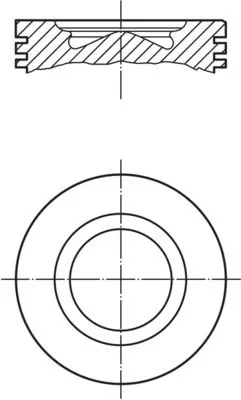 Zuiger MAHLE 007 PI 00170 000)