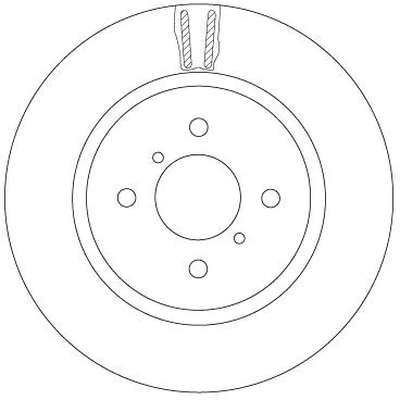 Remschijf TRW DF6912)