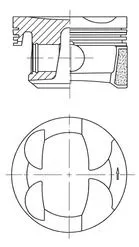 Zuiger KOLBENSCHMIDT 41705620)