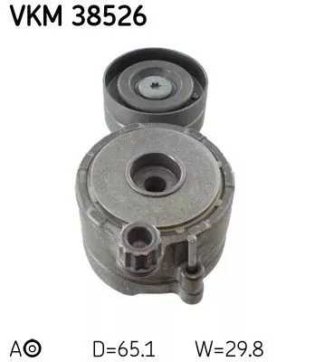 Riemspanner, V-geribbelde riem SKF VKM 38526)