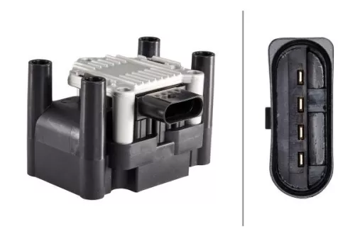 Ignition Coil HELLA 5DA 358 000-171)