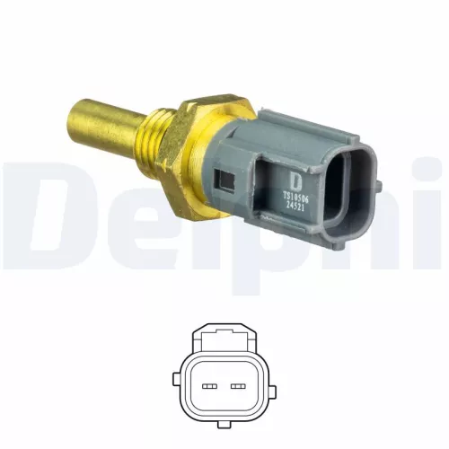 Sensor, coolant temperature DELPHI TS10506)