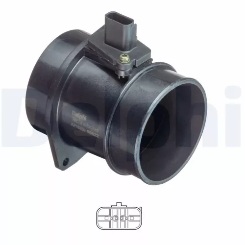 Luchtmassastroomsensor DELPHI AF10380-12B1)
