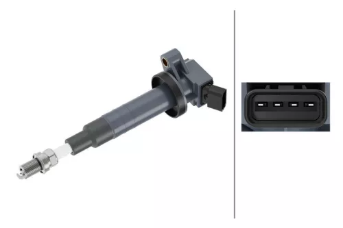 Ignition Coil HELLA 5DA 358 000-421)