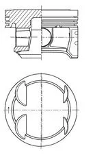 Zuiger KOLBENSCHMIDT 41006600)