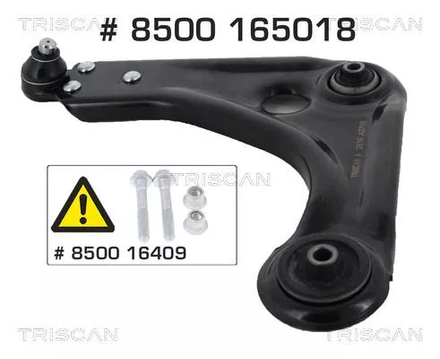 Draagarm/achterwielophanging TRISCAN 8500 165018)
