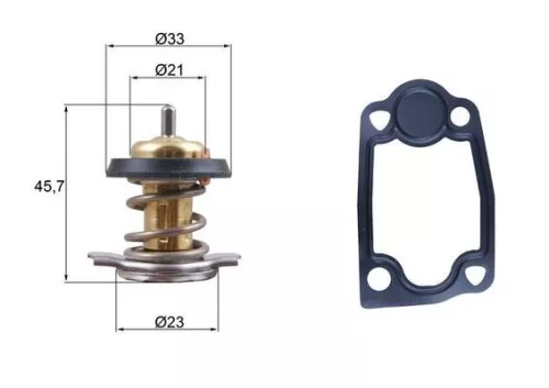 Thermostaat, koelvloeistof MAHLE TX 266 79D)