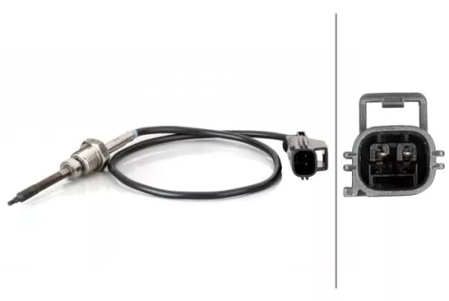 Sensor, uitlaatgastemperatuur HELLA 6PT 014 494-451)