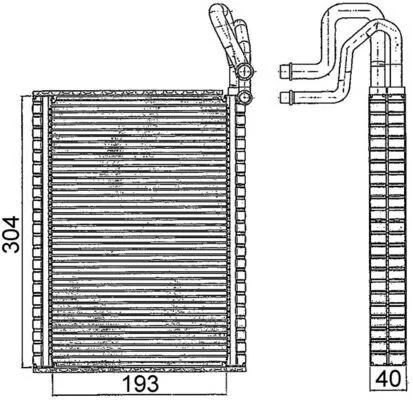 Verdamper, airconditioning MAHLE AE 116 000S)